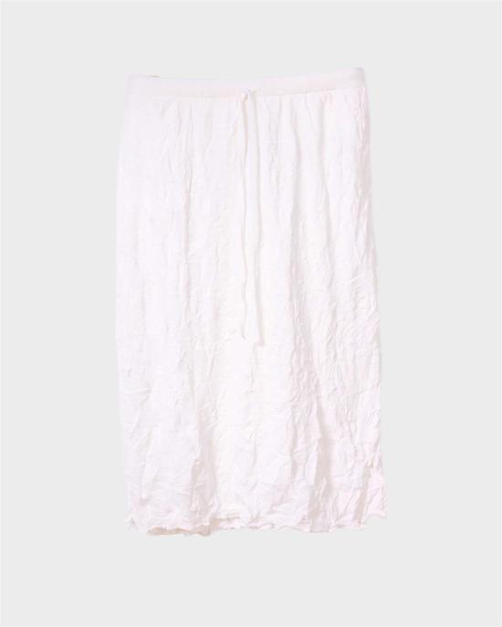  사야카 다비스 뉴욕 미디 스커트 사야카 데이비스 뉴욕 크링클 니트  화이트 - SAYAKA DAVIS NEW YORK