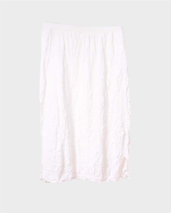  사야카 다비스 뉴욕 미디 스커트 사야카 데이비스 뉴욕 크링클 니트  화이트 - SAYAKA DAVIS NEW YORK