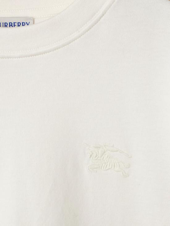 26SS 버버리 체크 숏 슬리브 티셔츠 8106280 B8764 White - BURBERRY