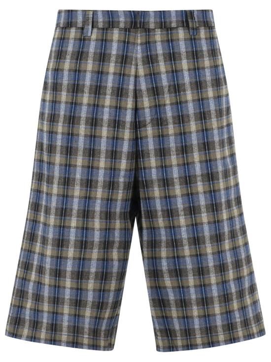 26SS 이알엘 숏팬츠 ERL12P019GREY CHECK Grey