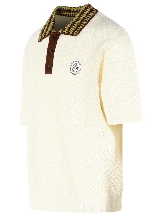 26SS 드롤드무슈 폴로 티셔츠 K PO206 CO292OW White - DROLE DE MONSIEUR