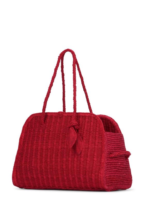 26SS 자크뮈스 투리스모 소프트 볼링백 BAU00417BW00513 470 RED - JACQUEMUS