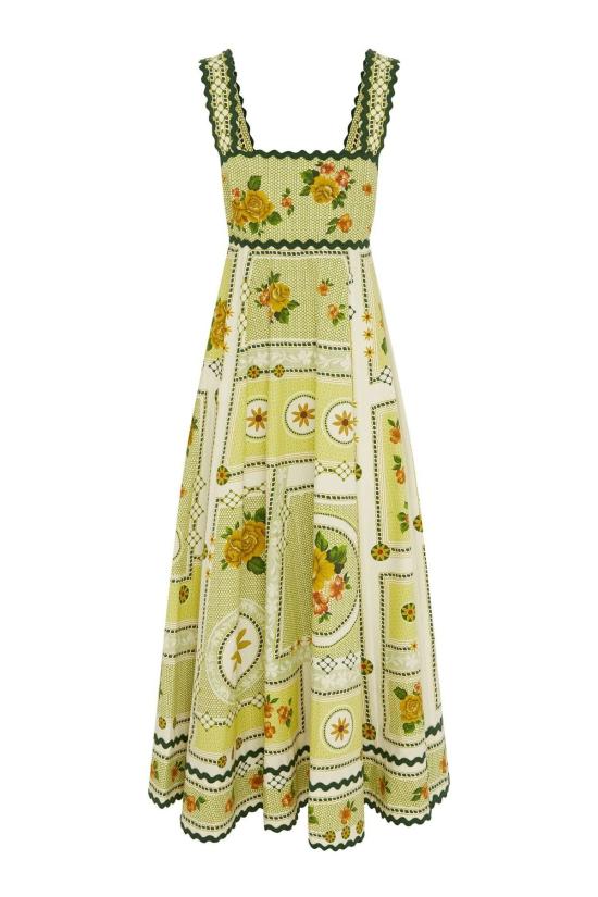  알레메 롱 원피스 스 딕시 여름 드레스 - ALEMAIS