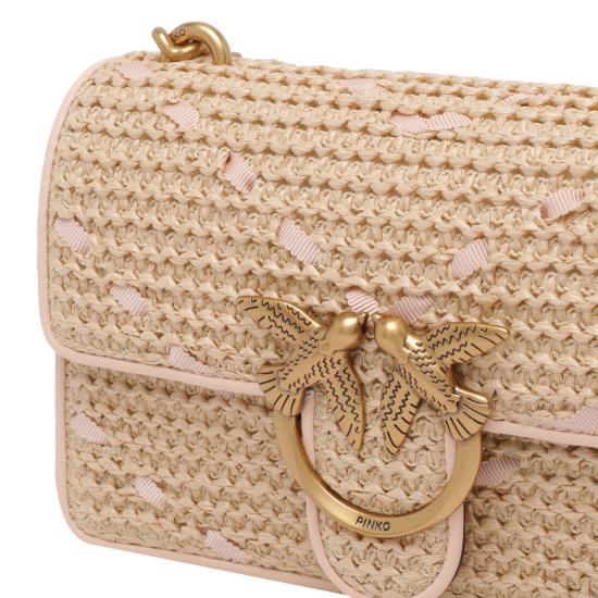 26SS 핑코 크로스백 104550 A1RLHN2Q Beige - PINKO