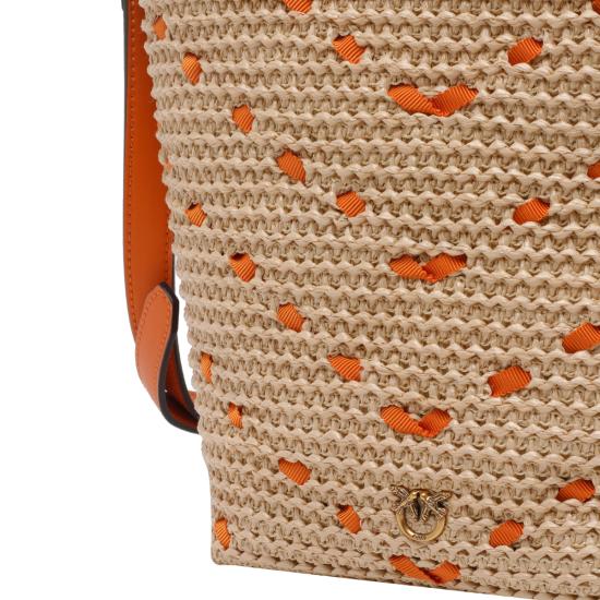 26SS 핑코 크로스백 106835 A391HH9Q Orange - PINKO