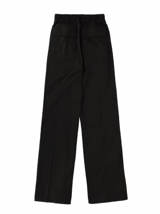 26SS 릭 오웬스 스트레이트 팬츠 RP01F6325P 09 BLACK - RICK OWENS