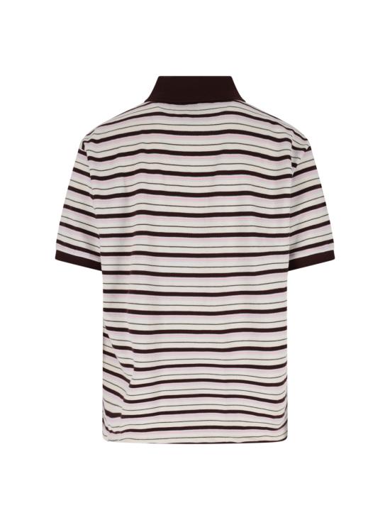 26SS 던스트 반팔 티셔츠 UDTS6B121W2 BROWN STRIPE MultiColour - DUNST