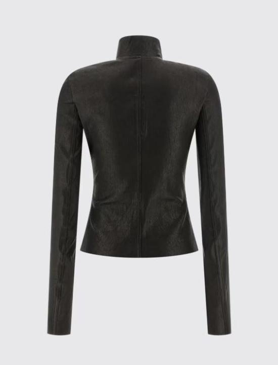 26SS 릭 오웬스 가죽 자켓 RP01F6701LSV 09 BLACK - RICK OWENS