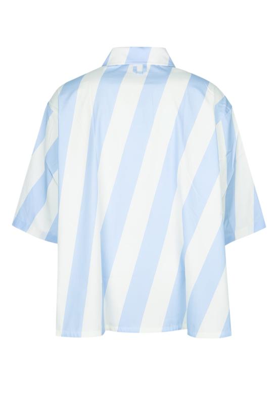 26SS 자크뮈스 긴팔 셔츠 SHM00591AW00691 3FT PRINTDIAGONALSTRIPESL - JACQUEMUS