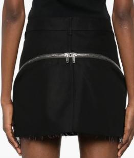 26SS 릭 오웬스 미디 스커트 RP01F6362CDU 09 BLACK - RICK OWENS