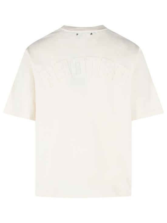 26SS 골든구스 반팔 티셔츠 GUP01873 P00157611560 Ivory - GOLDEN GOOSE