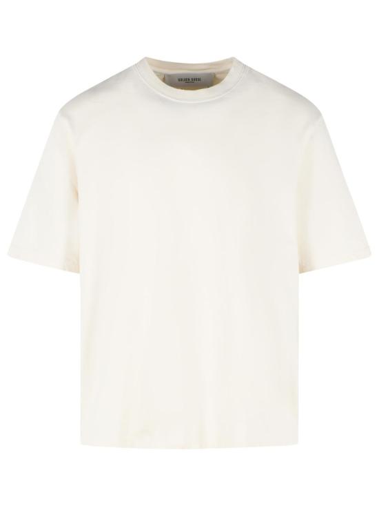 26SS 골든구스 반팔 티셔츠 GUP01873 P00157611560 Ivory