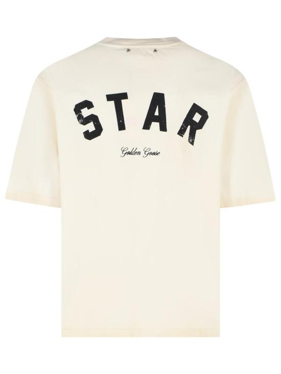 26SS 골든구스 반팔 티셔츠 GUP01873 P00241811616 Ivory - GOLDEN GOOSE
