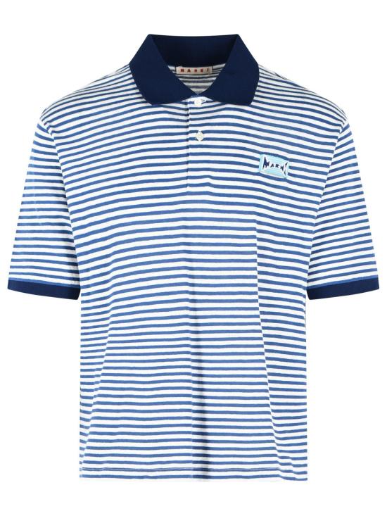 26SS 마르니 폴로 티셔츠 POMU0052LX UTL015STB56 Light Blue