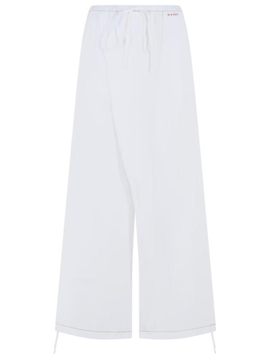 26SS 마르니 스트레이트 팬츠 PAMA0634S0 UTC19300W01 White