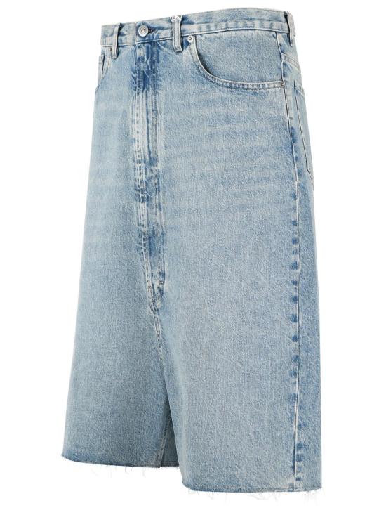 26SS 마르지엘라 드롭드 라이즈 데님 버뮤다 S67MU0065 M30066962 Light Blue - MAISON MARGIELA