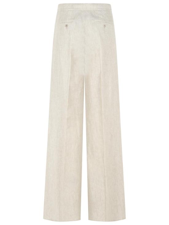 26SS 막스마라 스트레이트 팬츠 2611131233002 Ivory - MAX MARA