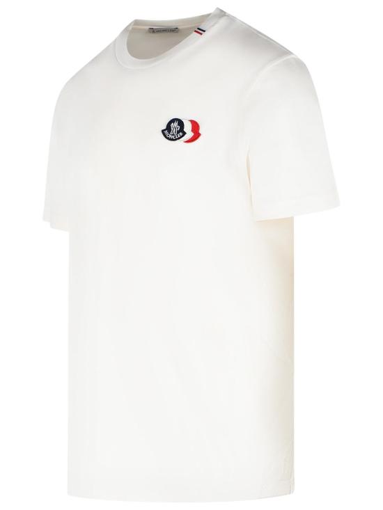 26SS 몽클레어 반팔 티셔츠 091 8C000 74 89B8Q034 White - MONCLER