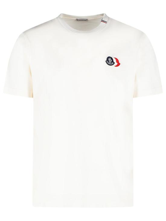 26SS 몽클레어 반팔 티셔츠 091 8C000 74 89B8Q034 White