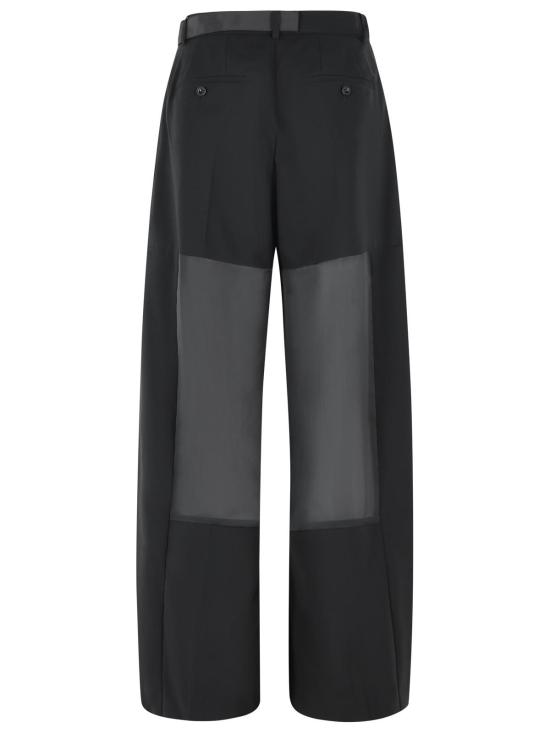 26SS 사카이 스트레이트 팬츠 26 08431001 Black - SACAI