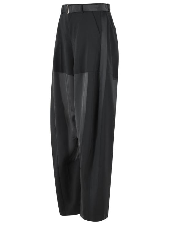 26SS 사카이 스트레이트 팬츠 26 08431001 Black - SACAI