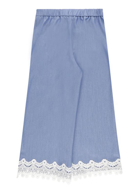 26SS [키즈] 트윈셋 스트레이트 팬츠 261GJ2Q14 04614 Blue - TWINSET