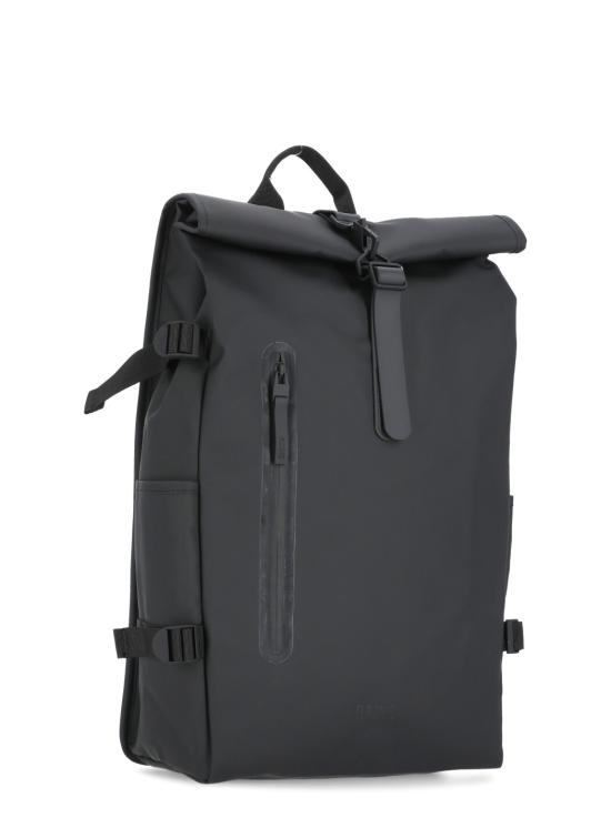 26SS 레인스 백팩 RA14590 ROLLTOP RUCKSACK LARGEBLA Black - RAINS