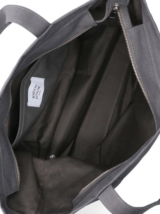 26SS 메종키츠네 라지 폭스 헤드 토트백 LW05104WW0107 0453 - MAISON KITSUNE