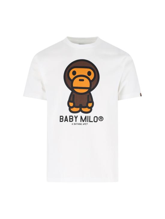 26SS 베이프 반팔 티셔츠 002TEM301001M WHITE