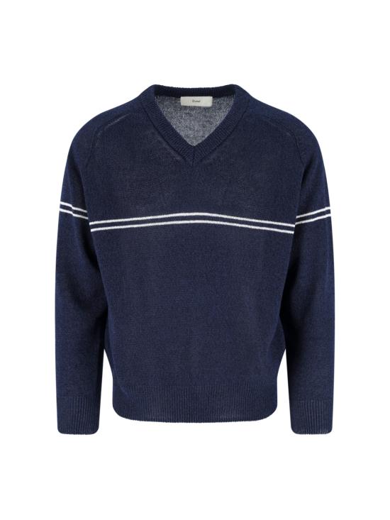 26SS 던스트 스웨터 UDSW6B124N2 NAVY STRIPE Blue