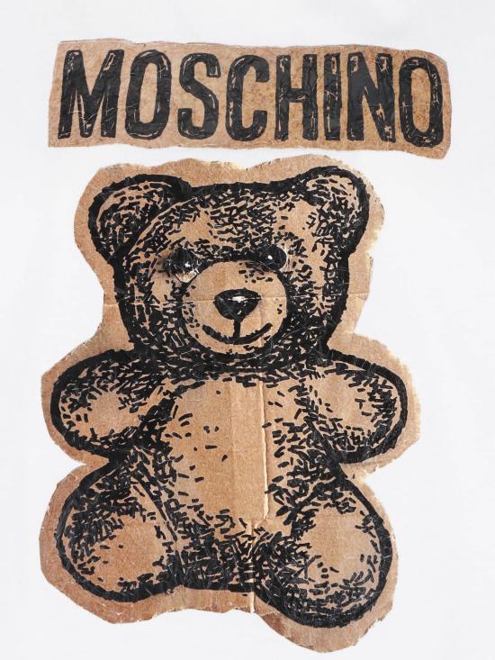 26SS 모스키노 미디 원피스 261D 0441 0441 1001 White - MOSCHINO