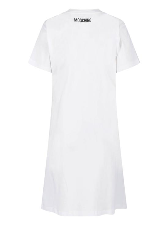 26SS 모스키노 미디 원피스 261D 0451 0441 1001 White - MOSCHINO