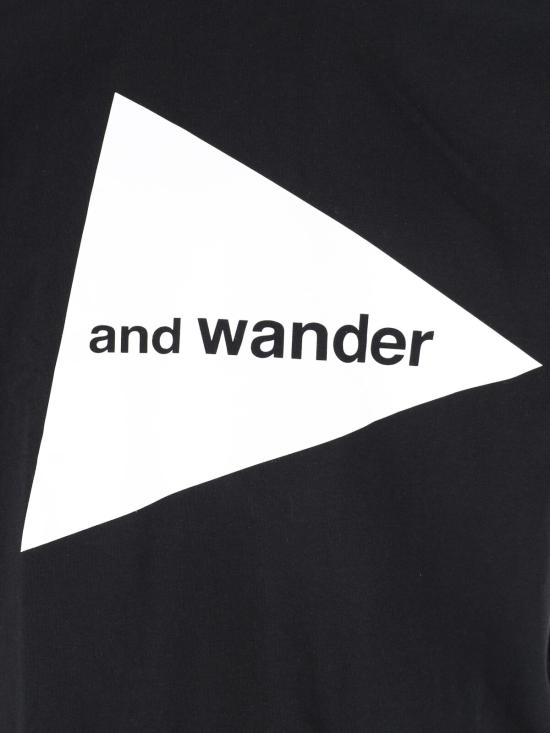 26SS 앤드원더 반팔 티셔츠 5746984076 010 Black - AND WANDER