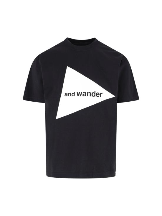 26SS 앤드원더 반팔 티셔츠 5746984076 010 Black