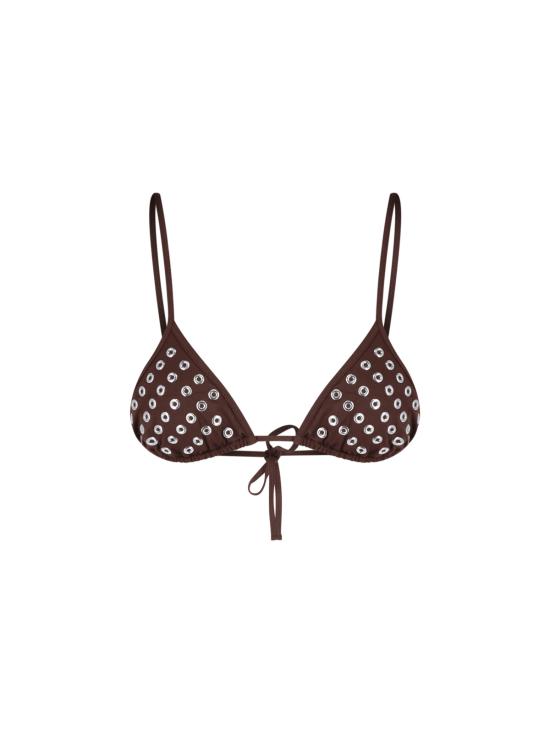 26SS 기마구아스 비키니 수영복 EMILY BIKINI TOP BROWN Brown