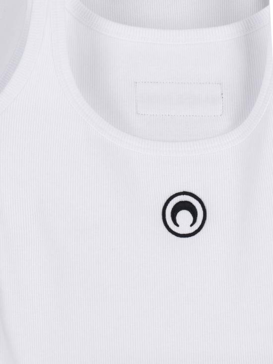 26SS 마린세르 롱 원피스 WDR483A CJER0011 WH10 White - MARINE SERRE