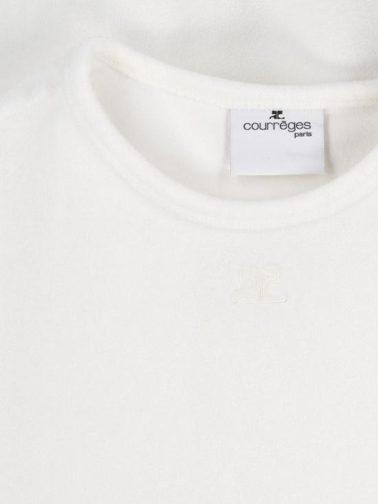 26SS 쿠레쥬 민소매 티셔츠 126JTS239JS0264 0018 White - COURREGES