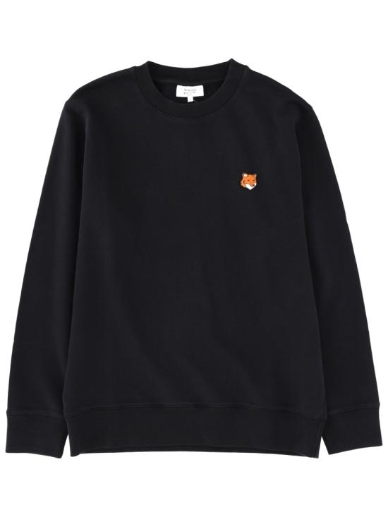 26SS 메종키츠네 폭스 헤드 레귤러 폴로 티셔츠 PM00303KM0340 P199 BLACK - MAISON KITSUNE