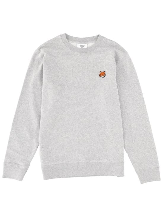 26SS 메종키츠네 폭스 헤드 레귤러 폴로 티셔츠 PM00303KM0340 H120 GREY - MAISON KITSUNE