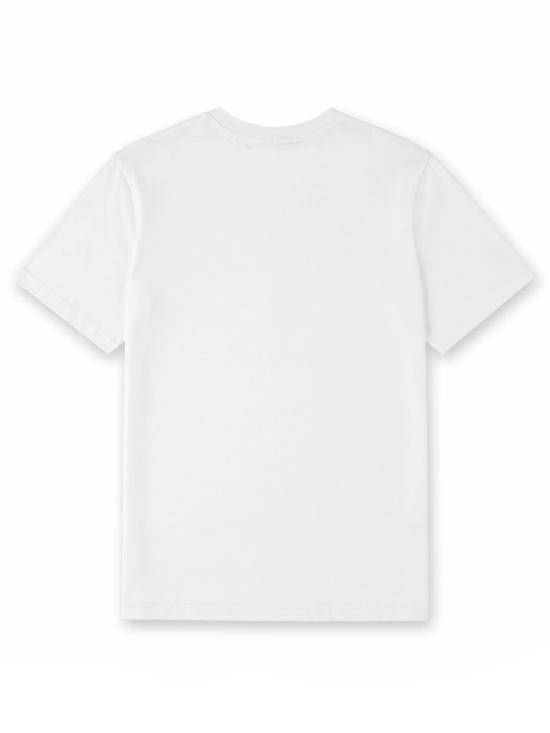 26SS 메종키츠네 폭스 헤드 레귤러 폴로 티셔츠 PW00113KJ7026 P100 WHITE - MAISON KITSUNE