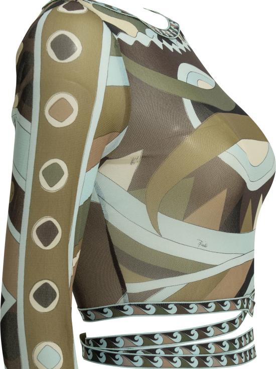 26SS 푸찌 긴팔 티셔츠 6HJM306H849016 Multicolor - PUCCI