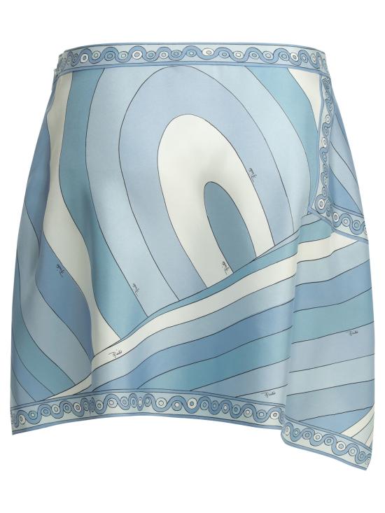 26SS 푸찌 미디 스커트 6HRV876H756012 Light blue - PUCCI