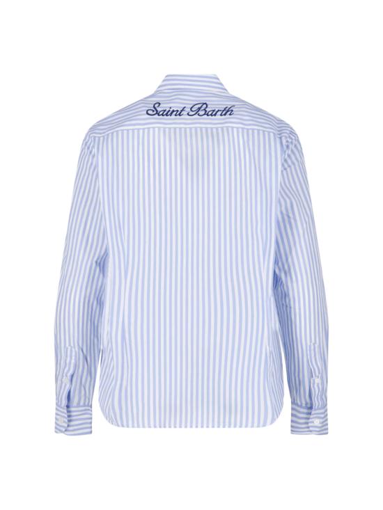 26SS 세인트바쓰 셔츠 MDH001 01405L Blue - MC2 SAINT BARTH
