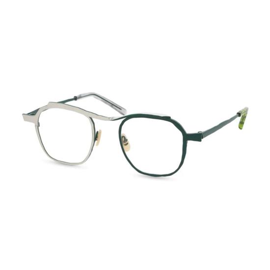  마사히로 마루야마 안경 Mm-0091 비대칭 기하학적 안경 - MASAHIRO MARUYAMA