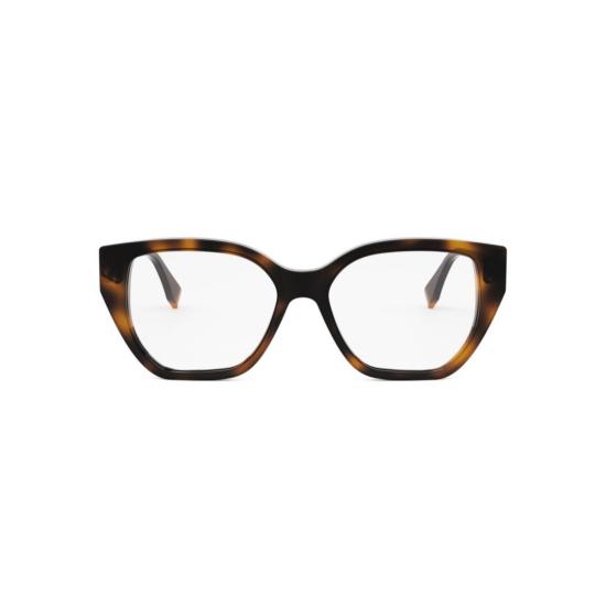 25FW 펜디 안경 Fe50100i 오버사이즈 호피무늬 사각 프레임 안경