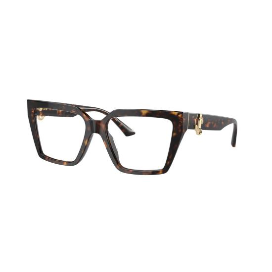 26SS 지미추 안경 0Jc3017u 오버사이즈 스퀘어 호피무늬 - JIMMY CHOO