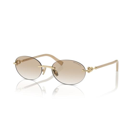 26SS 티파니앤코 선글라스 0Tf3104d 타원형 무테 - TIFFANY & CO