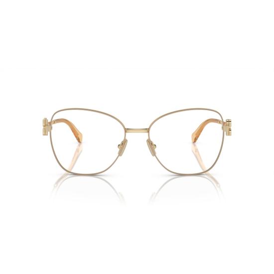 26SS 미우미우 안경 0Mu 50Xv 골드 마감 메탈 프레임