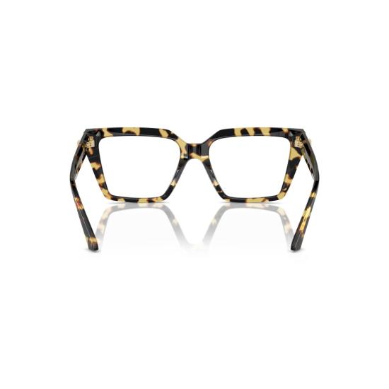 26SS 지미추 안경 0Jc3017u 오버사이즈 스퀘어 호피무늬 프레임 - JIMMY CHOO