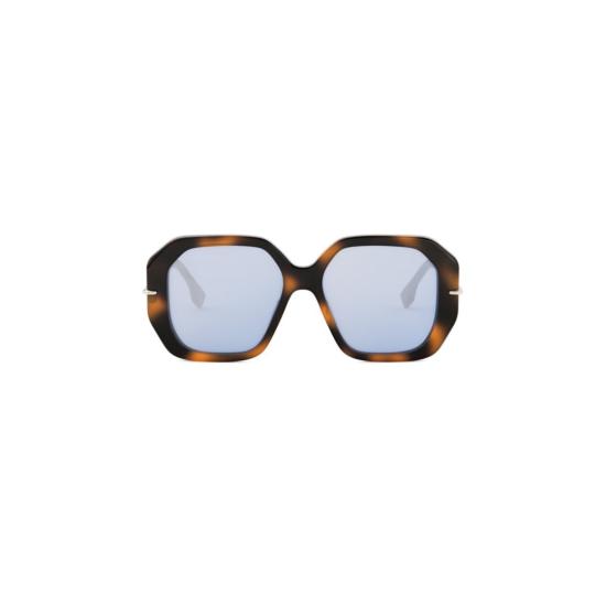 25FW 펜디 선글라스 Fe40173i 오버사이즈 기하학적 무늬 호피무늬